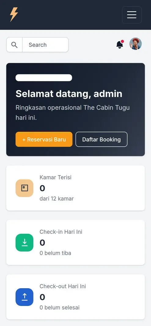 Cabin Hotel — Reservation & Hospitality