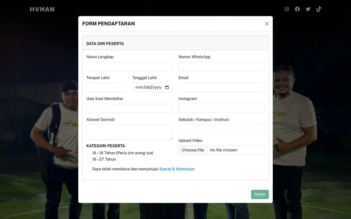 HVMAN — Digital Campaign Platform