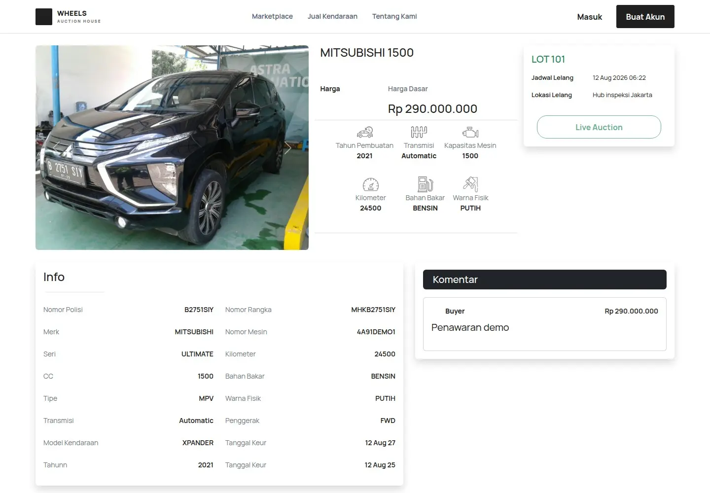 Wheels — Vehicle Marketplace & Auction